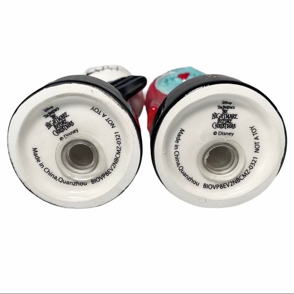 Disney Salt & Pepper Shakers Jack & Sally Nightmare Before Christmas - Picture 7 of 12